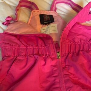 Pink SwissTech snow bib